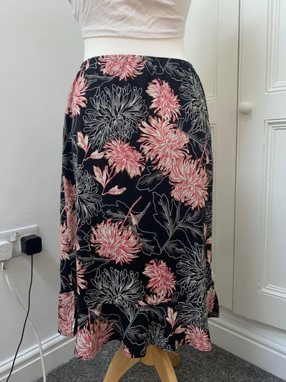 floral midi skirt 