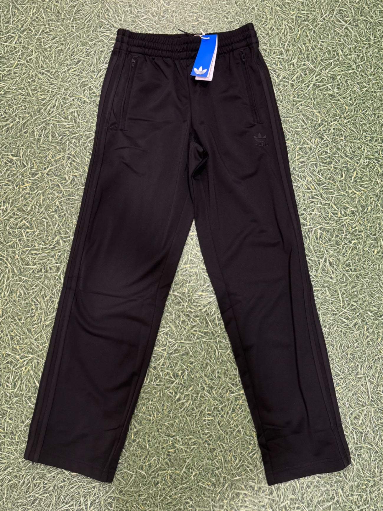 Adidas Trackie Bottoms - All Black XS