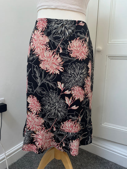 floral midi skirt 