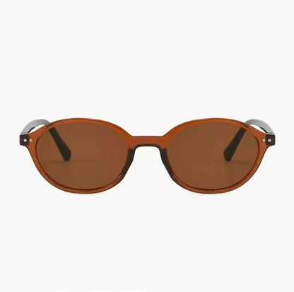 Blair Oval Sunglasses Tea Green