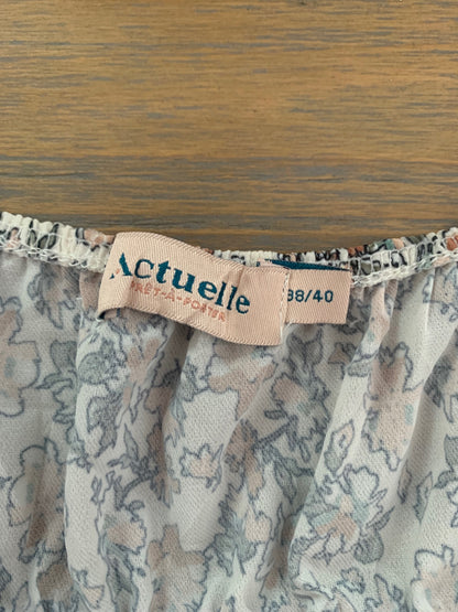 floral tie up adjustable top 
