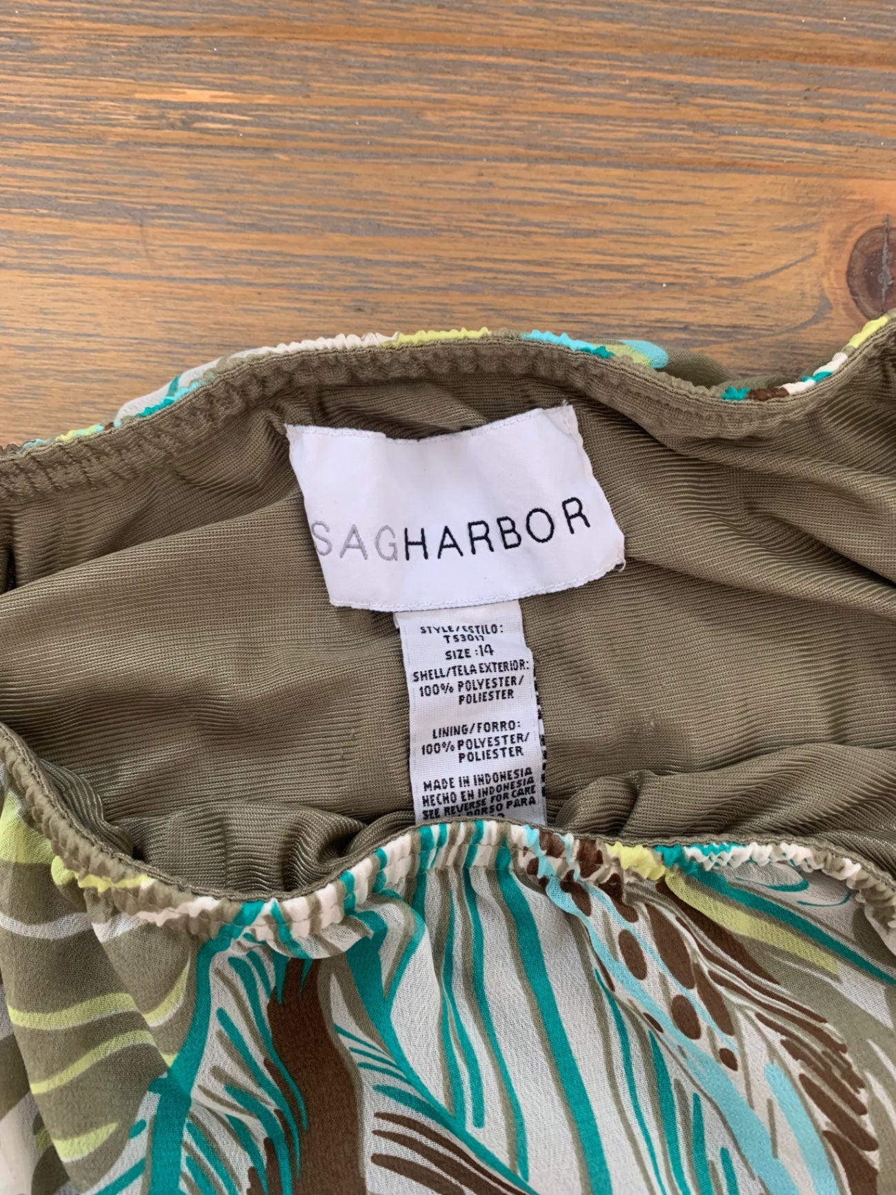 sag harbor tropical skirt 