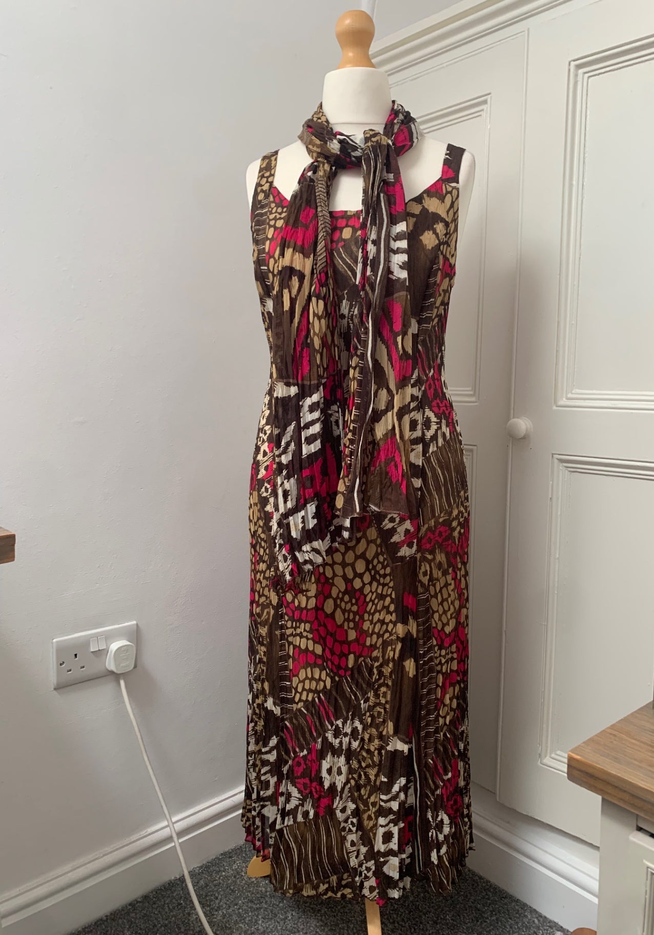 gerry weber dress & multipurpose scarf