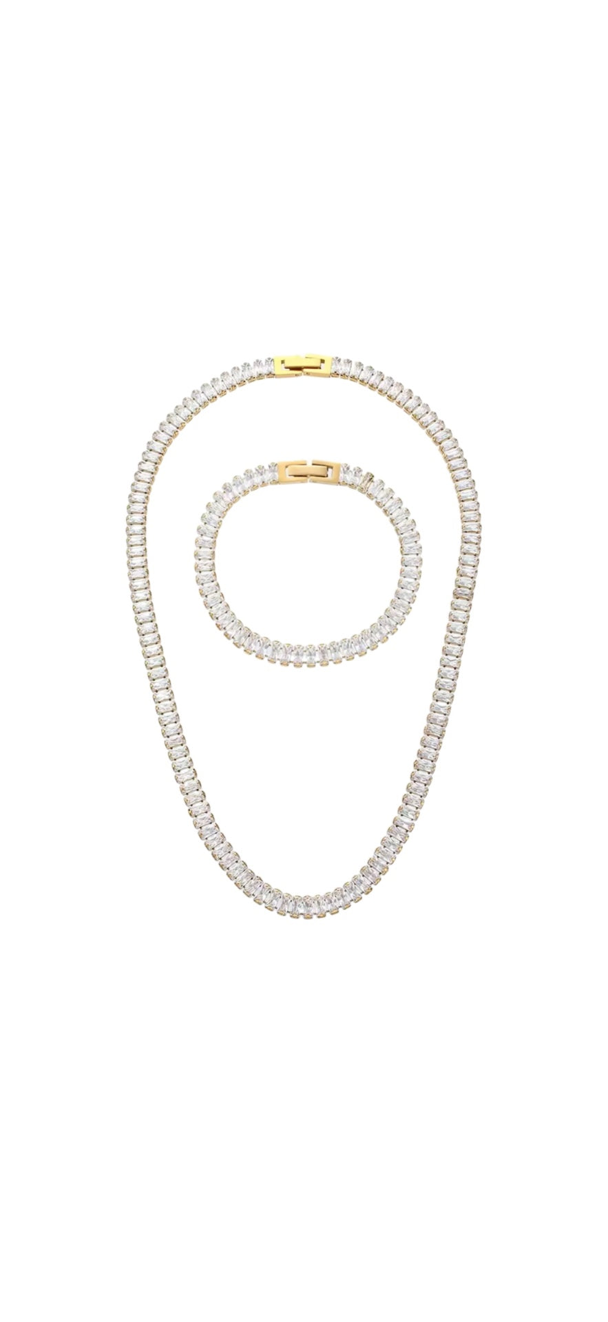 Aurora Tennis Bracelet Gold