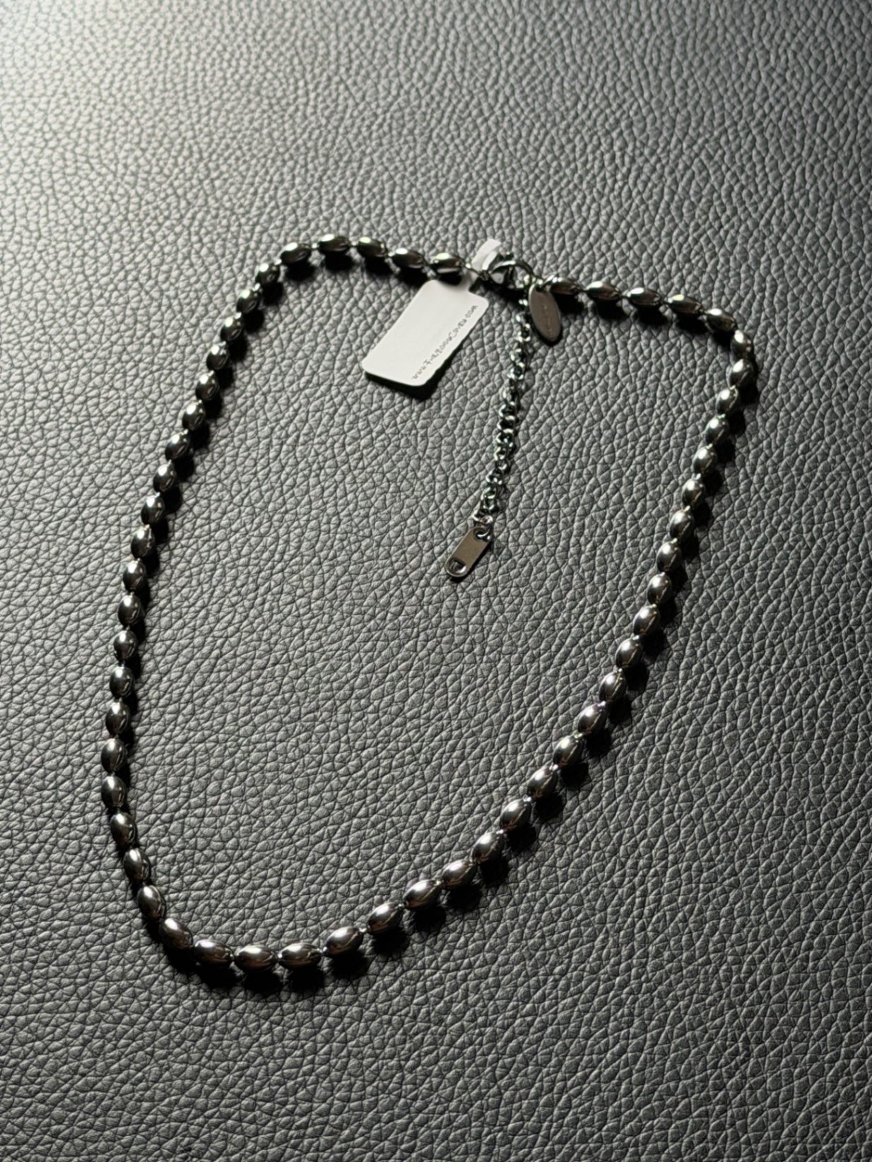 The Essential Beaded Stacking Necklace Silver