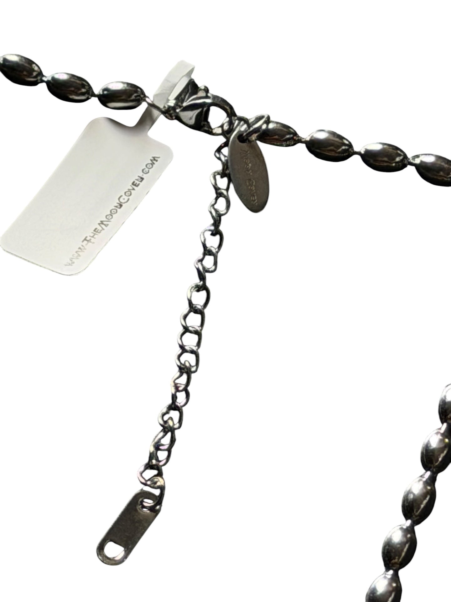 The Essential Beaded Stacking Necklace Silver