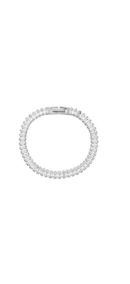 Aurora Tennis Bracelet Silver