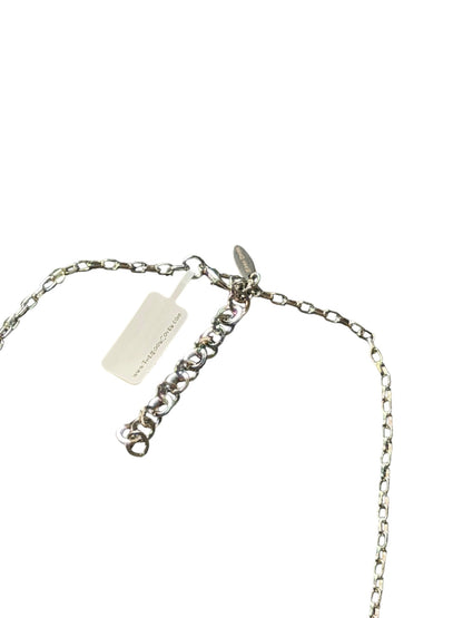 Silver Moon Dust Collar Charm Necklace 