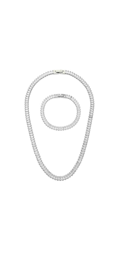 Aurora Tennis Bracelet Silver