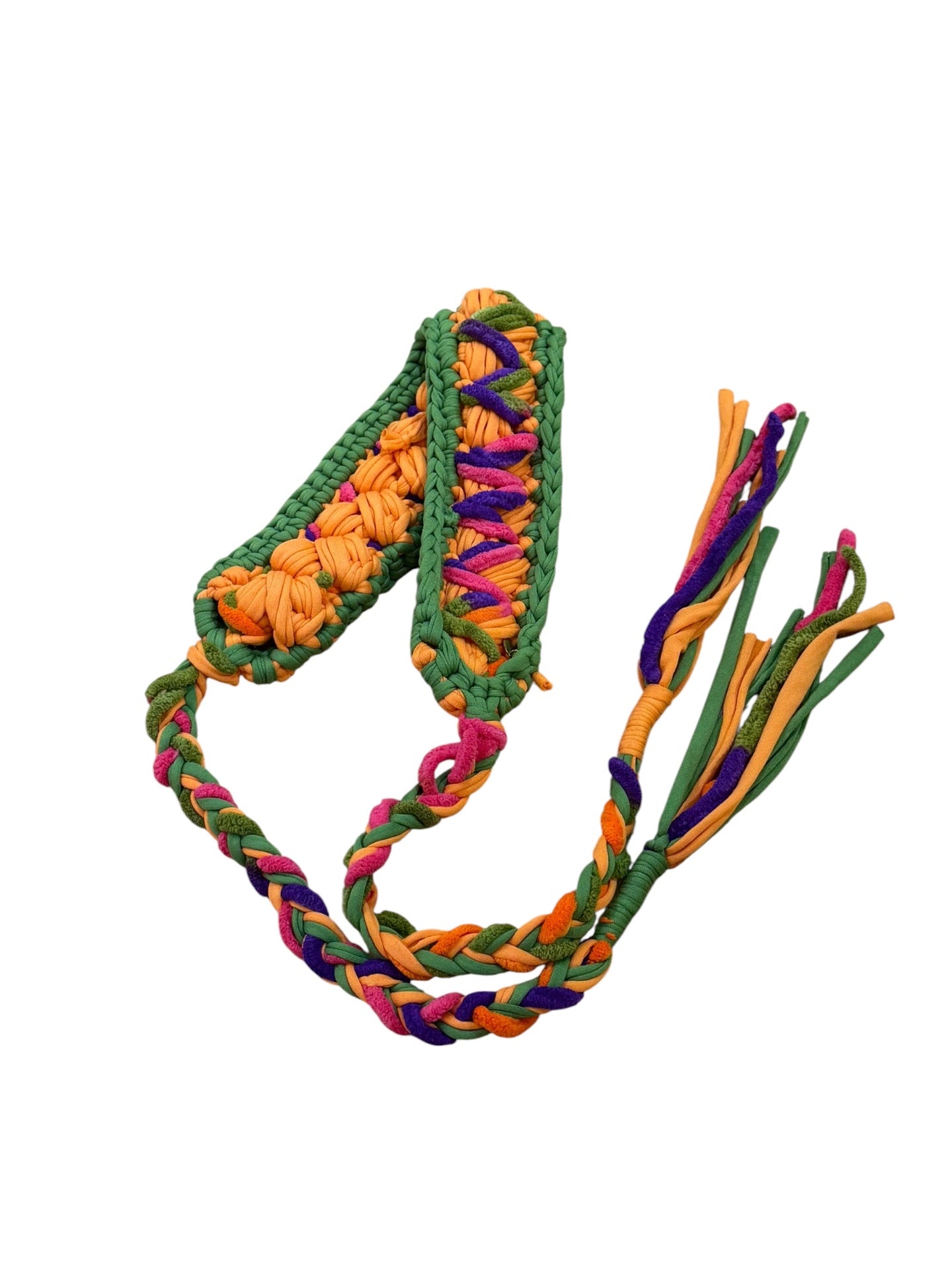 Rainbow tassel belt