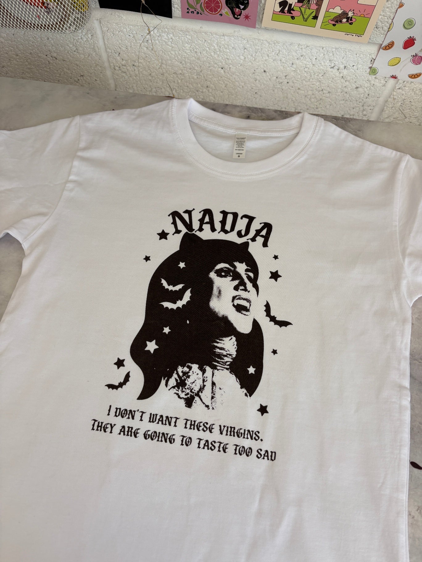NADJA WWDITS Unisex White T-Shirt - LARGE