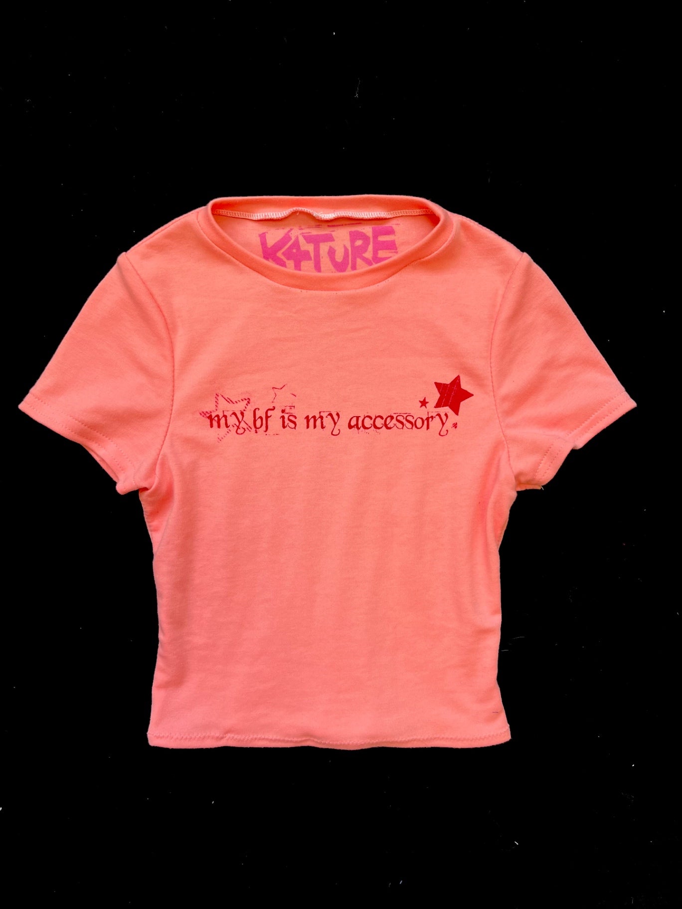 K4TURE handmade pink baby tee