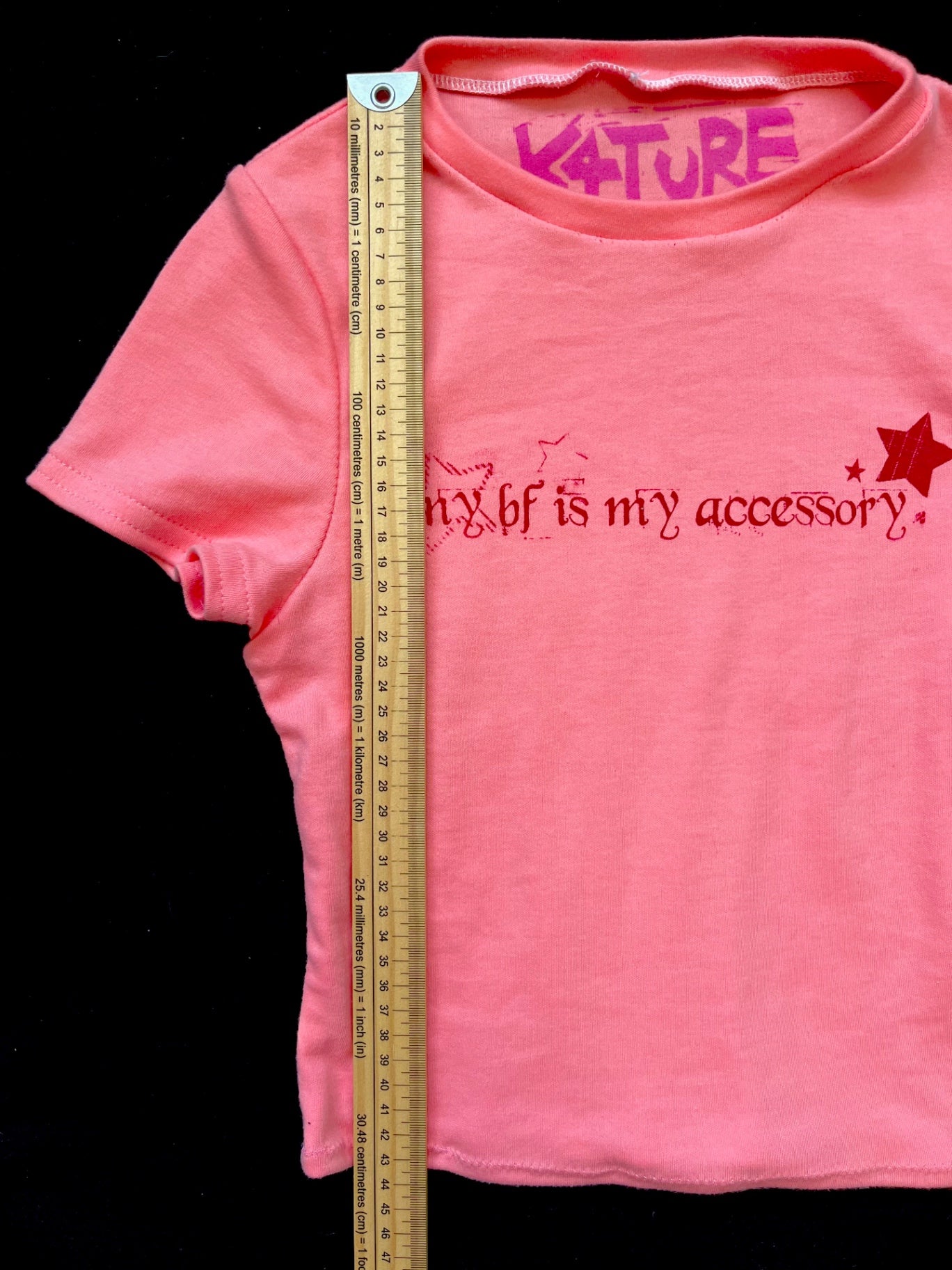 K4TURE handmade pink baby tee