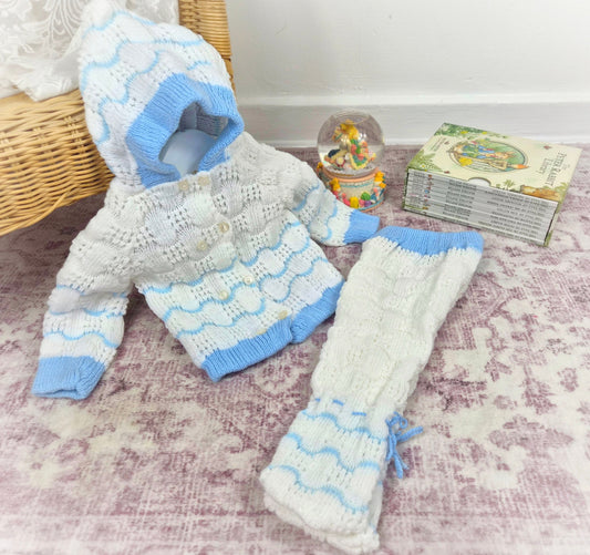 Two piece vintage knit set