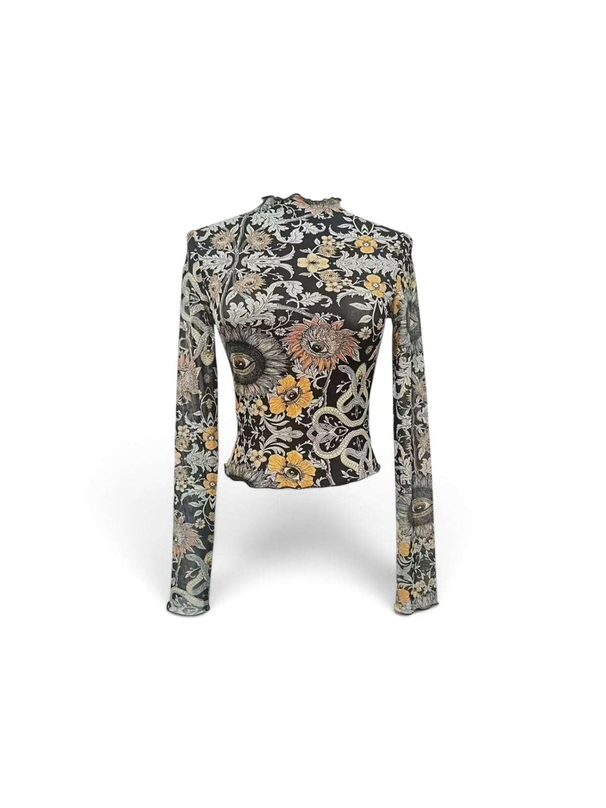 Snake Eye Mesh Top