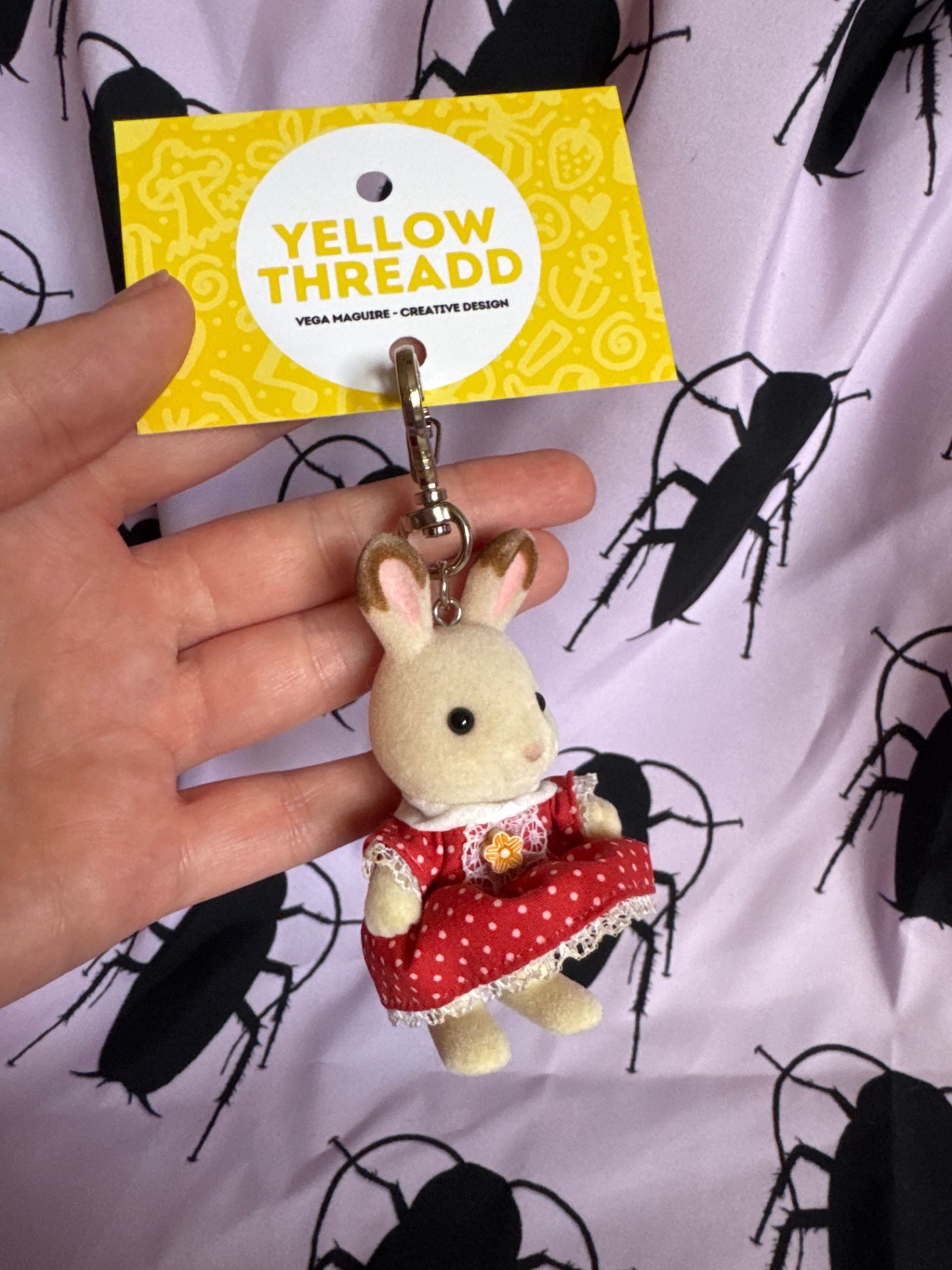 Bunny Critter Keychain 