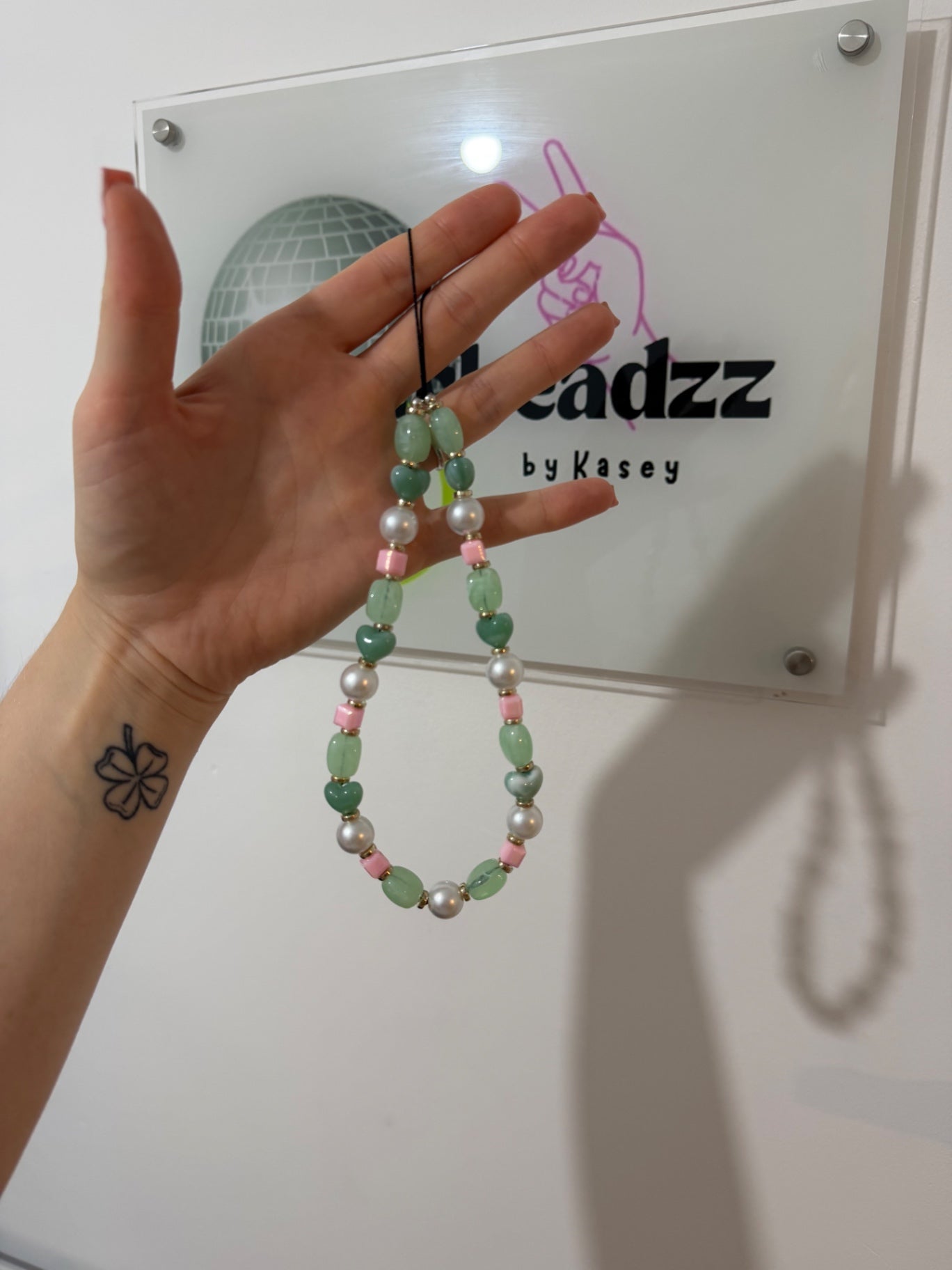 ‘Strawberry Matcha’ phone charm