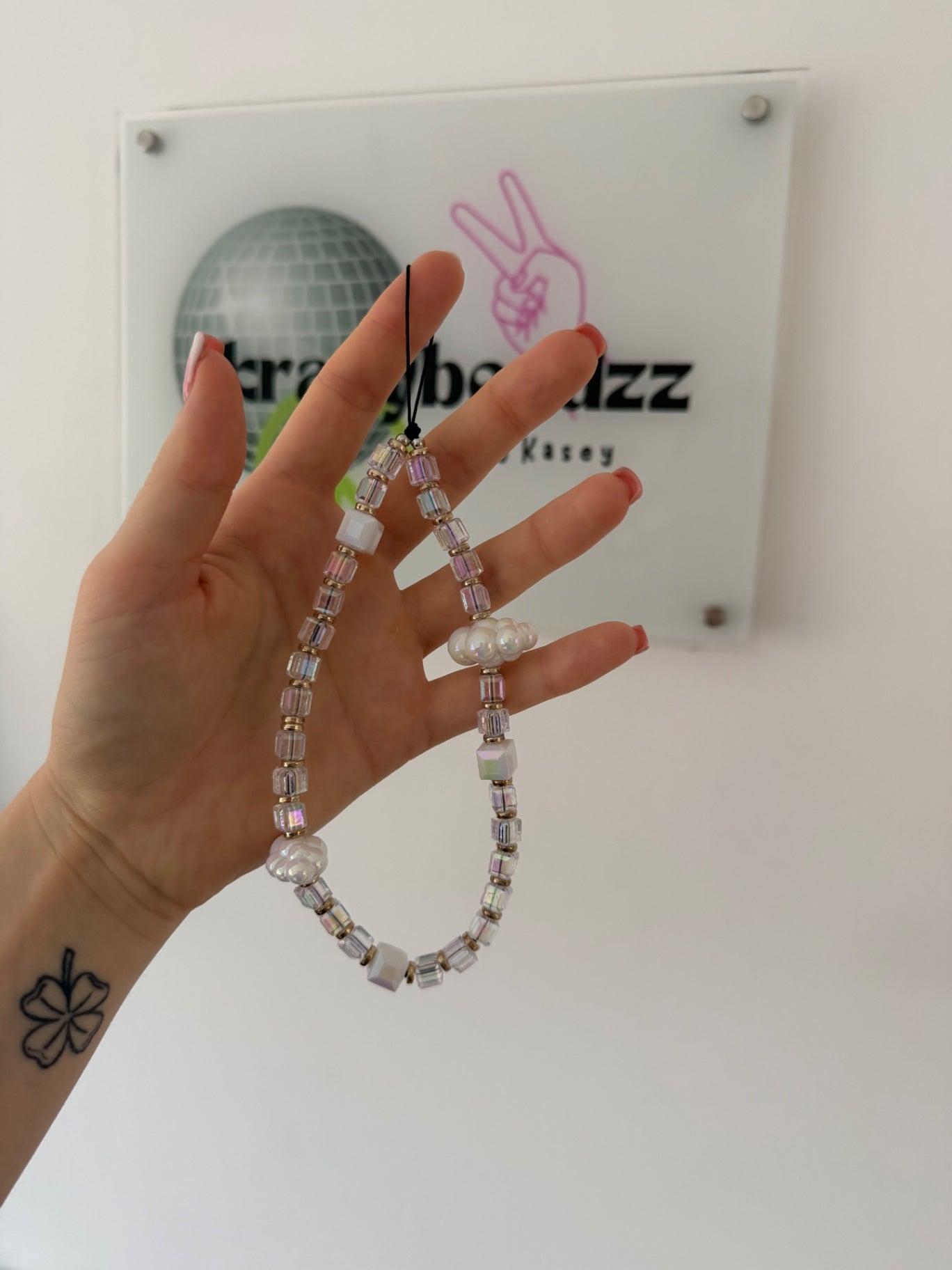 ‘Cloudy sky’ phone charm