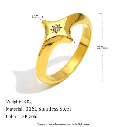 Nova Star Ring Silver S7