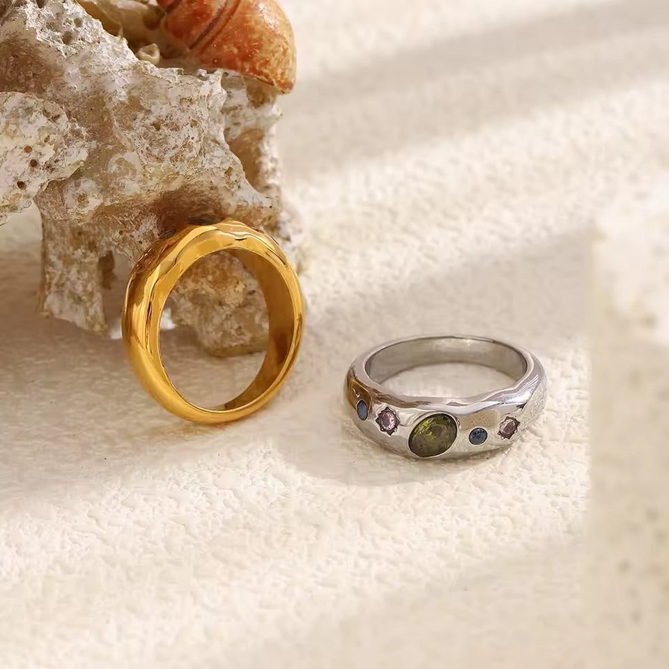 Astral Orbit Ring Silver Size 7