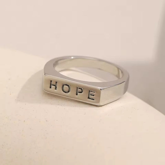 Hope Rings Silver Size 7