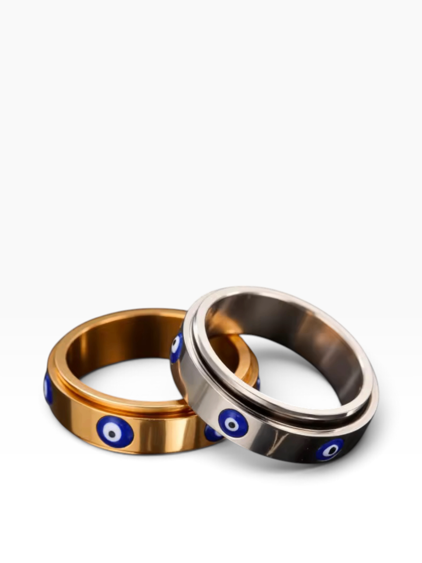 Guardian Eye Spinner Ring Gold Size 8