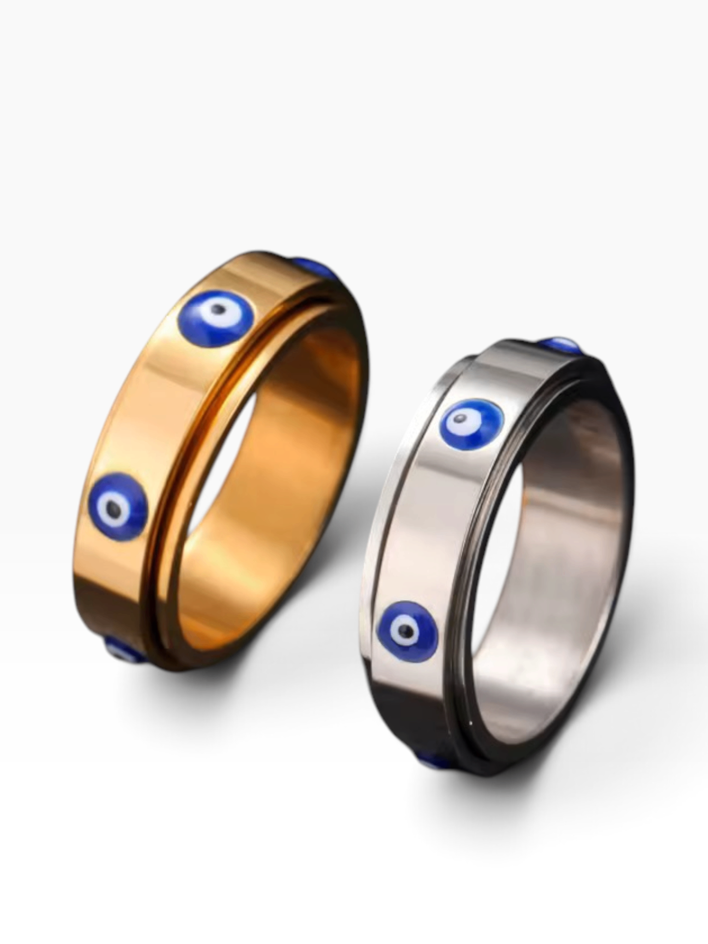 Guardian Eye Spinner Ring Gold Size 10