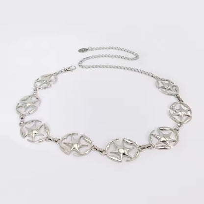 Silver Star Chain Belt 
