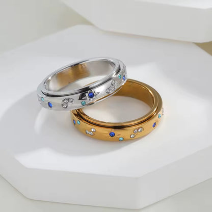 Kismet Spinner Ring Gold Size 8