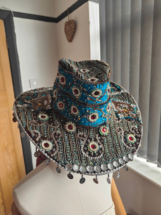 DOLLY cowboy jewel hat