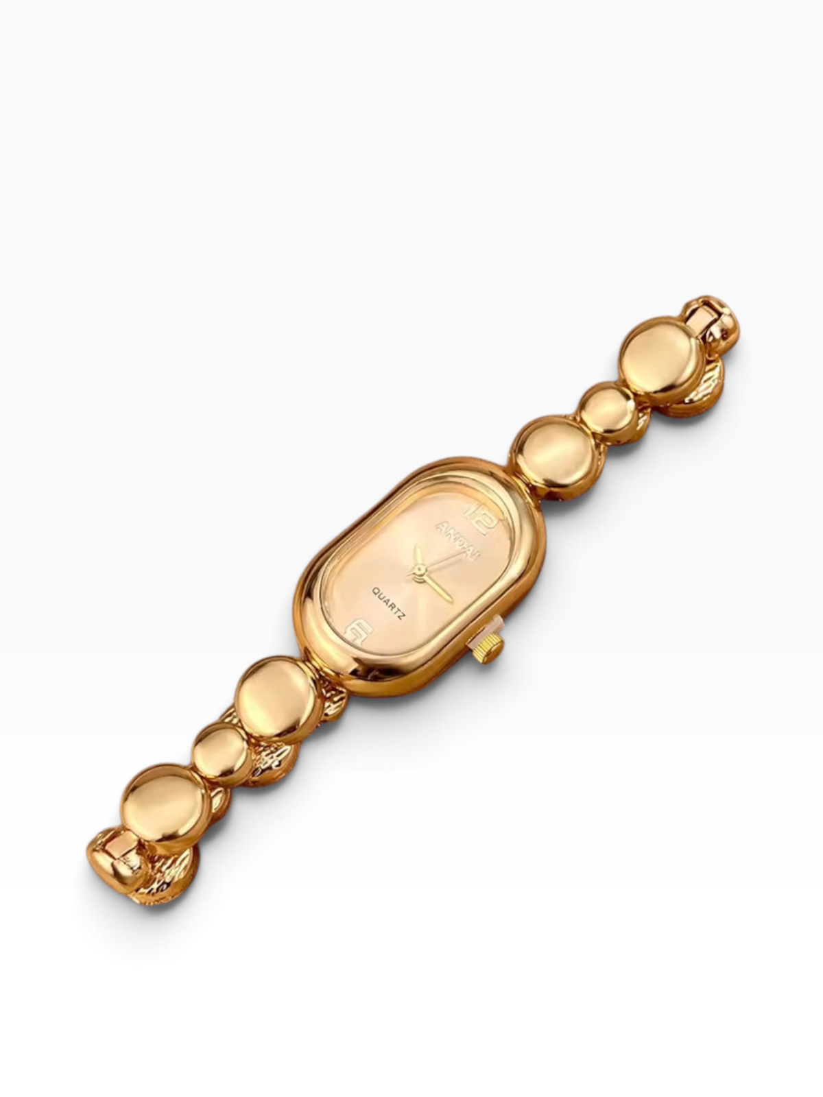 Gold Bead Chain Watch