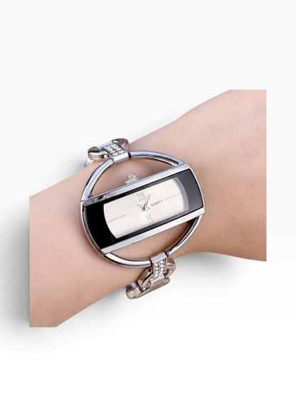 60s Circle Watch Silver