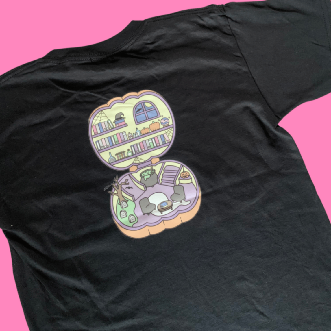 Kids spooky polly compact tshirt