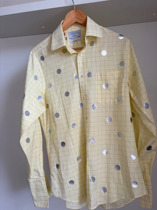 Yellow Polka dot shirt 
