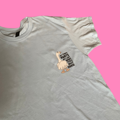 Silly goose blue tshirt