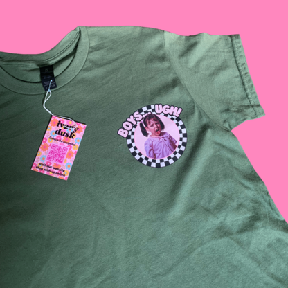 Boys ugh khaki green tshirt (matching kids size available)