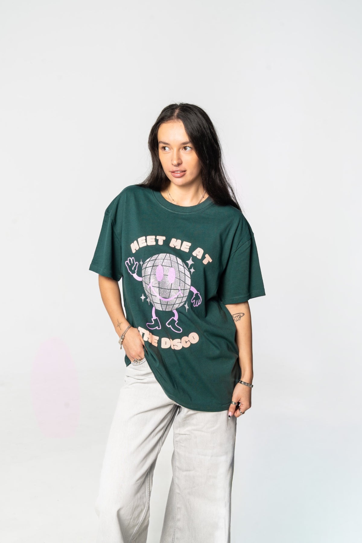 Disco Dave Tshirt Green S 