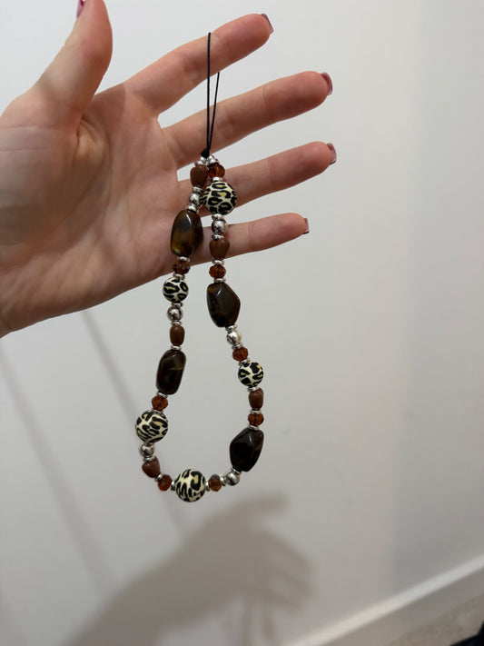 ‘Carol Baskin’ phone charm - silver