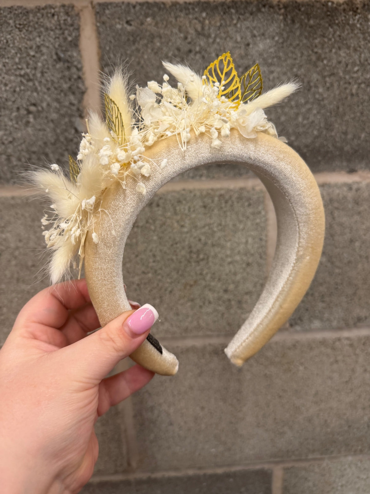 Cream dream headband 