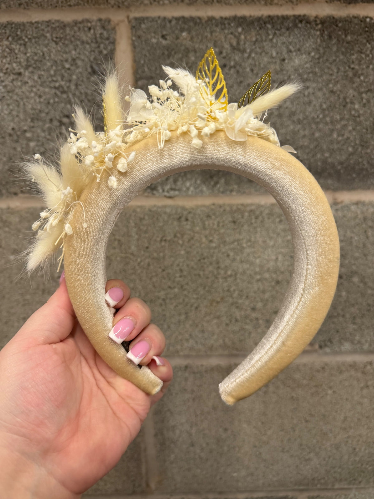 Cream dream headband 