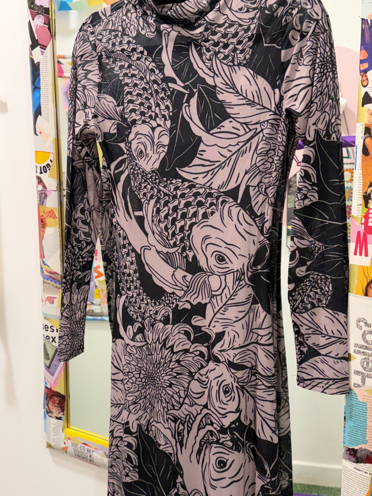 Koi Mesh Dress