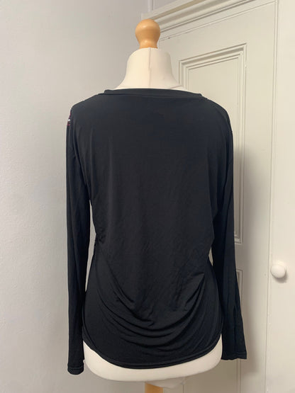 vintage asymmetric purple top 