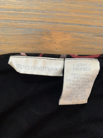 vintage geometric v-neck top 