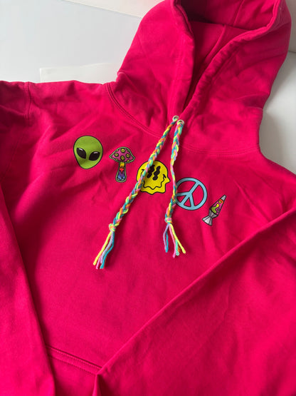 Pink hoodie size small THE MAGIC LABEL