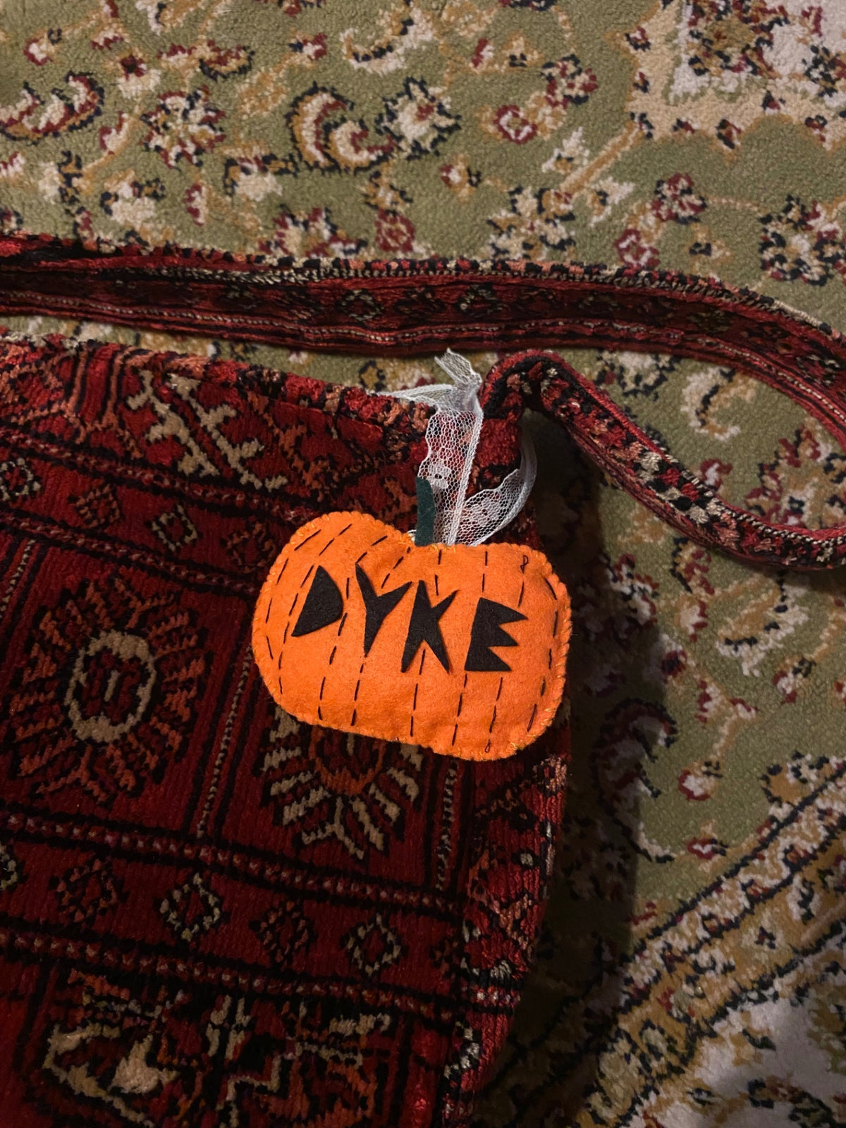 PUMPKIN DYKE BAG CHARM