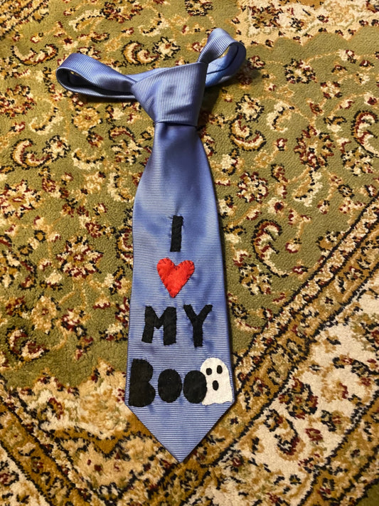 I <3 MY BOO Up-cycled tie