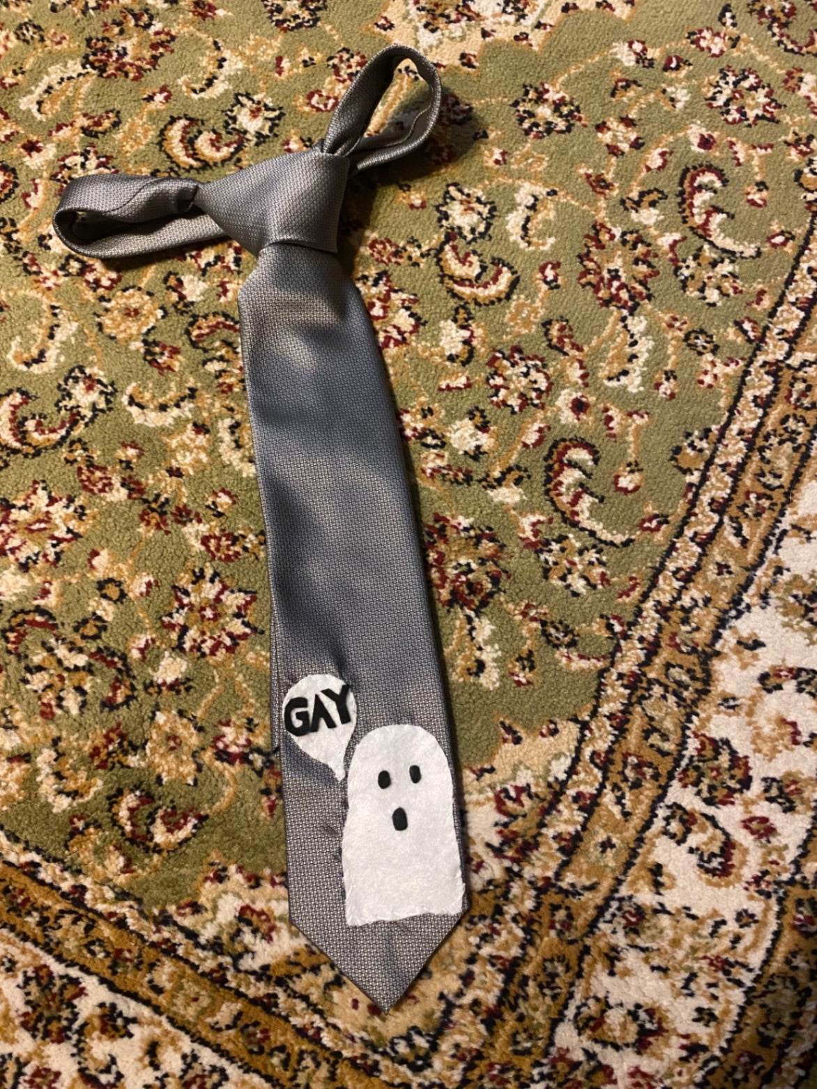GAY GHOST Up-cycled tie