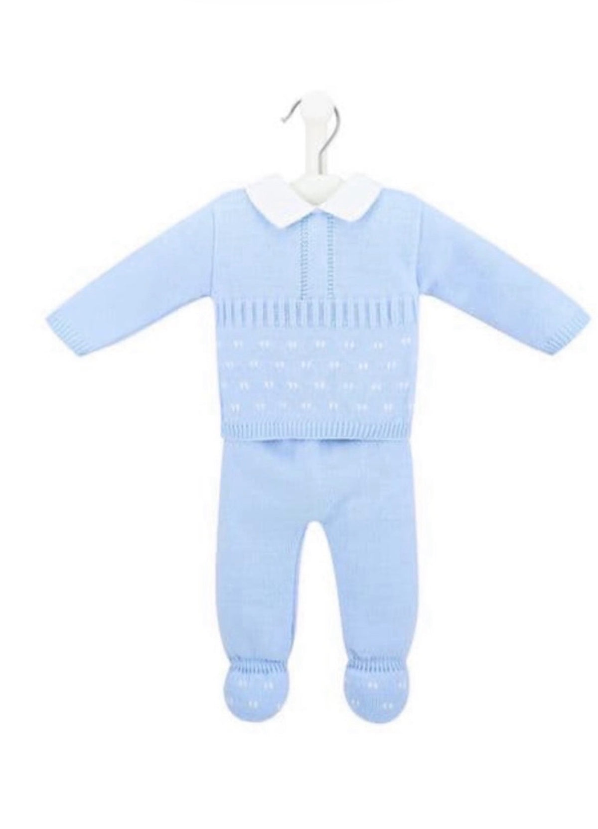 3-6m Two Piece Boys Blue Set