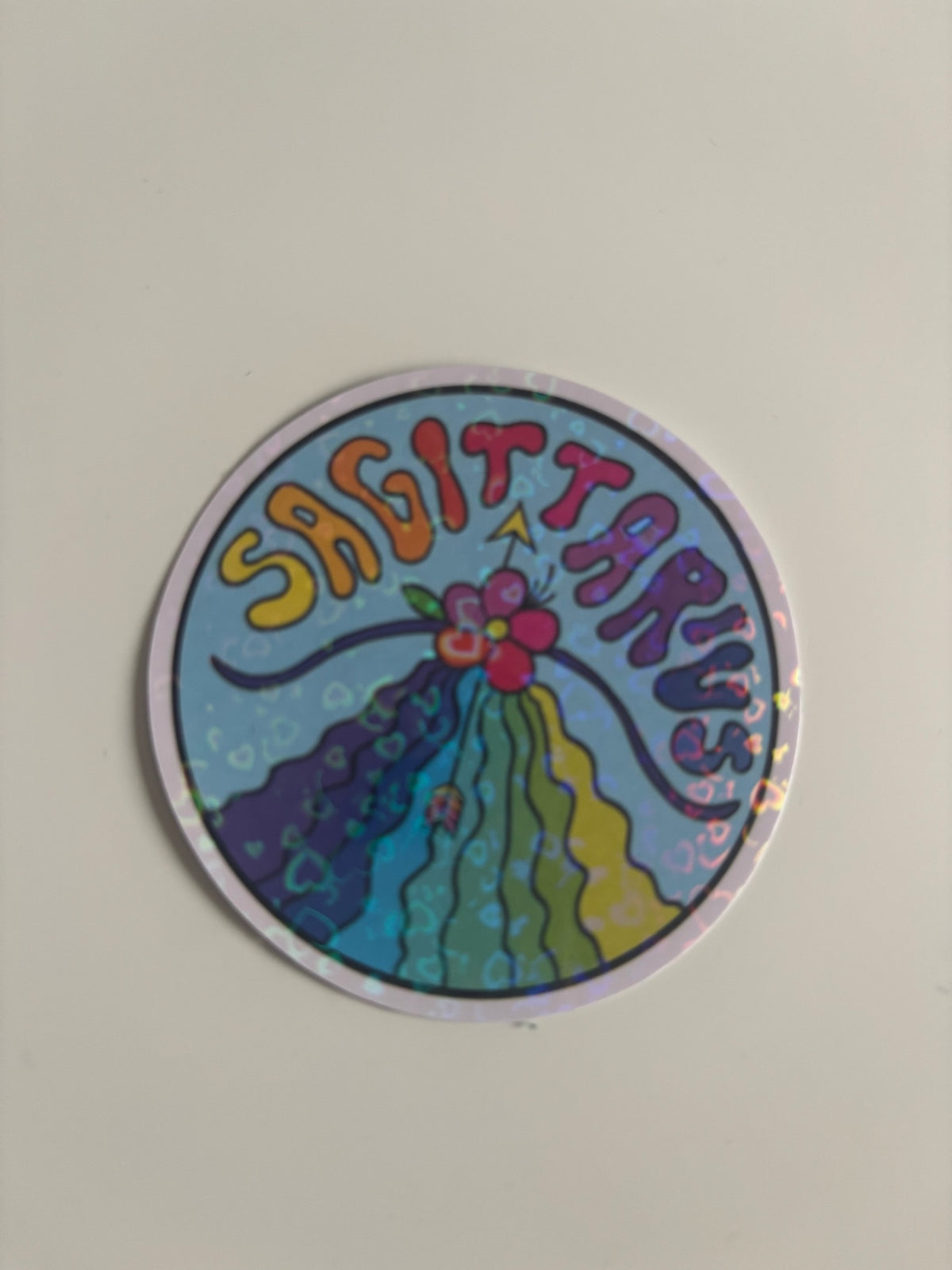 Sagittarius holographic sticker THE MAGIC LABEL