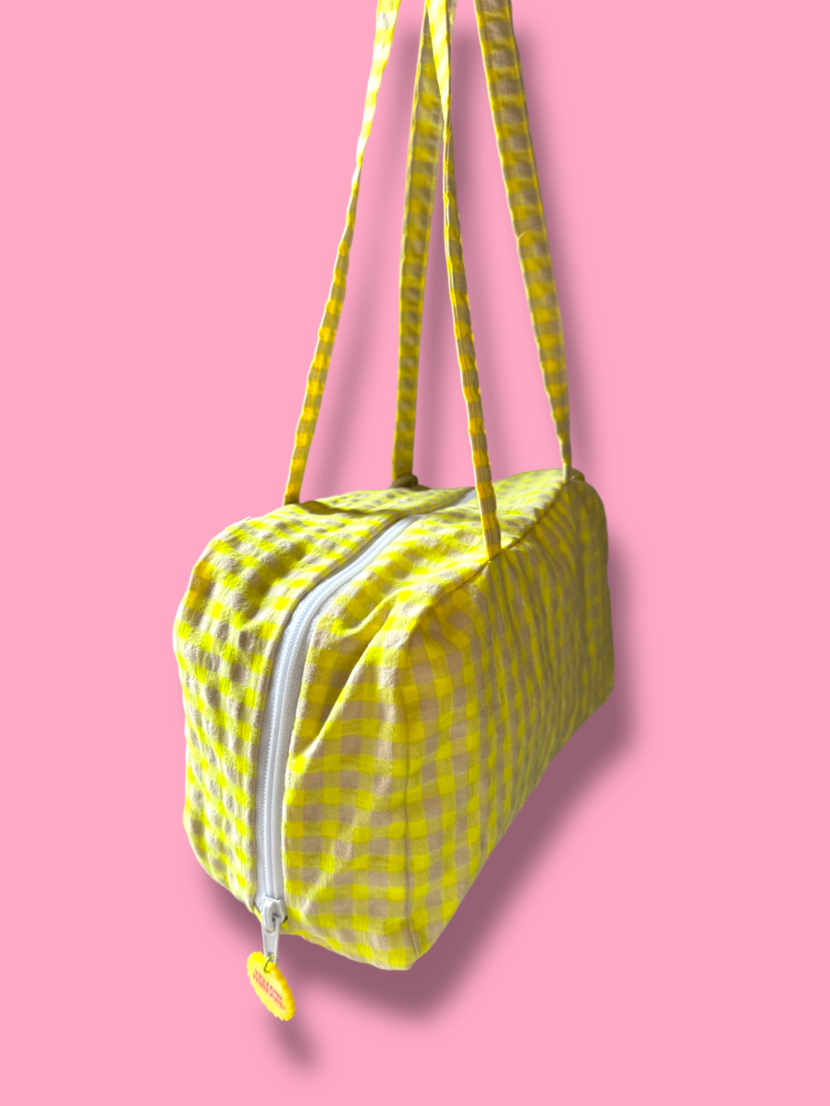 Neon Yellow Bowler Bag 